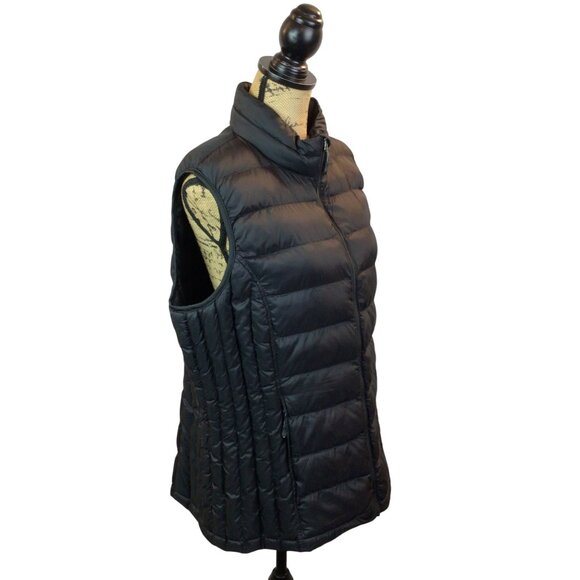 32 Degrees Heat Quilted Puffer Vest Womens XXL Black Lightweight Poly Fill - Picture 4 of 9